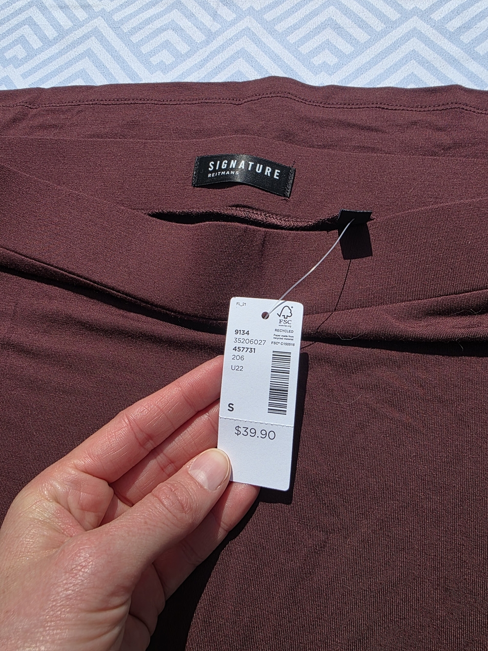Maxi Skirt in Deep Burgundy | Size Small | NWT
